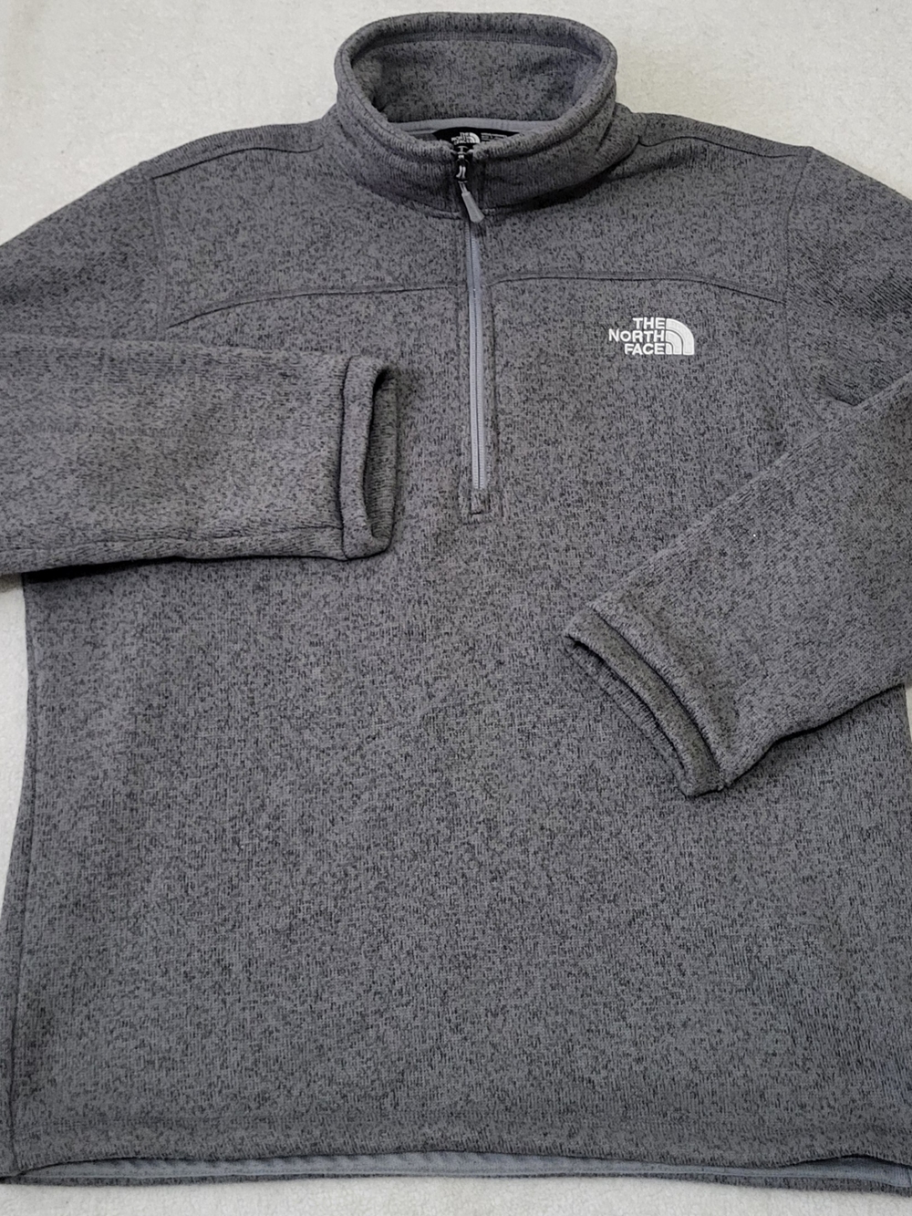 The North Face Men's Dark Gray Half-Zip Fleece Pullover